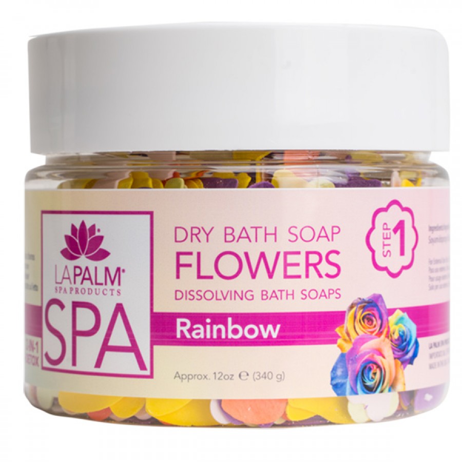FLOWERS SOAPS RAINBOW 340ml (ΣΑΠΟΥΝΙ) SALTS - SOAPS  (ΑΛΑΤΑ - ΣΑΠΟΥΝΙΑ )